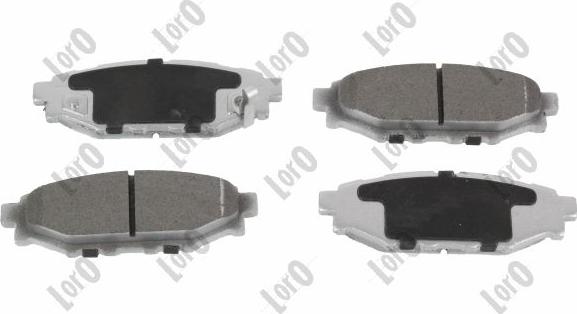ABAKUS 231-02-061 - Brake Pad Set, disc brake europarts.cy
