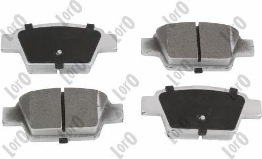 ABAKUS 231-02-038 - Brake Pad Set, disc brake europarts.cy