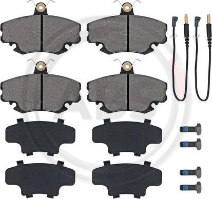 A.B.S. 36881 - Brake Pad Set, disc brake europarts.cy