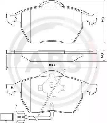 EGT 321626iEGT - Brake Pad Set, disc brake europarts.cy
