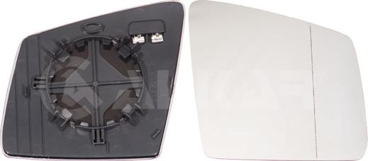 Alkar 6432696 - Mirror Glass, outside mirror europarts.cy