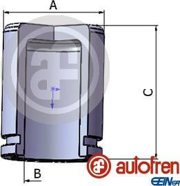 AUTOFREN SEINSA D025297 - Piston, brake caliper europarts.cy