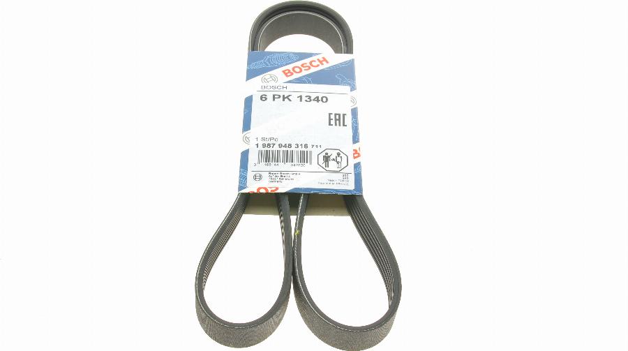 BOSCH 1 987 948 316 - V-Ribbed Belt europarts.cy