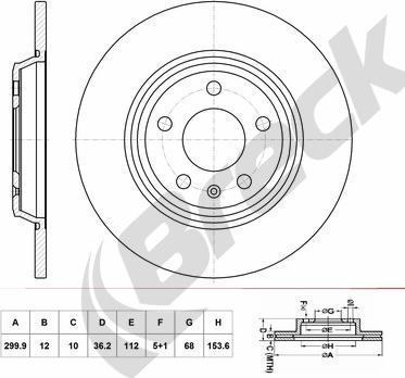KRAFT AUTOMOTIVE 6040003 - Brake Disc europarts.cy