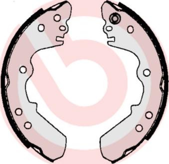 Brembo S 59 512 - Brake Shoe Set europarts.cy