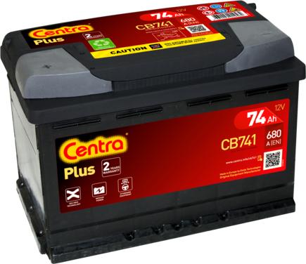 CENTRA CB741 - Starter Battery europarts.cy