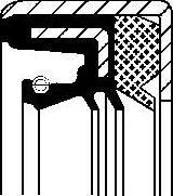 Corteco 49171137 - Shaft Seal, power take-off europarts.cy