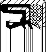 Corteco 01029619B - Shaft Seal, manual transmission europarts.cy