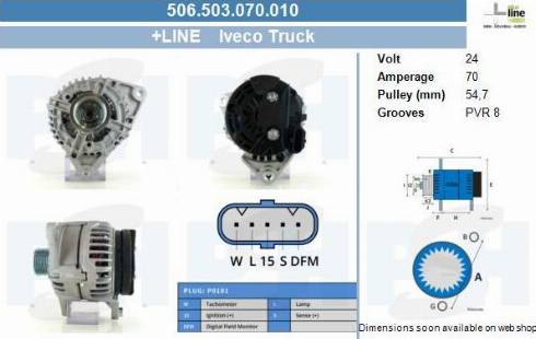 PSH 506.503.070.010 - Alternator europarts.cy