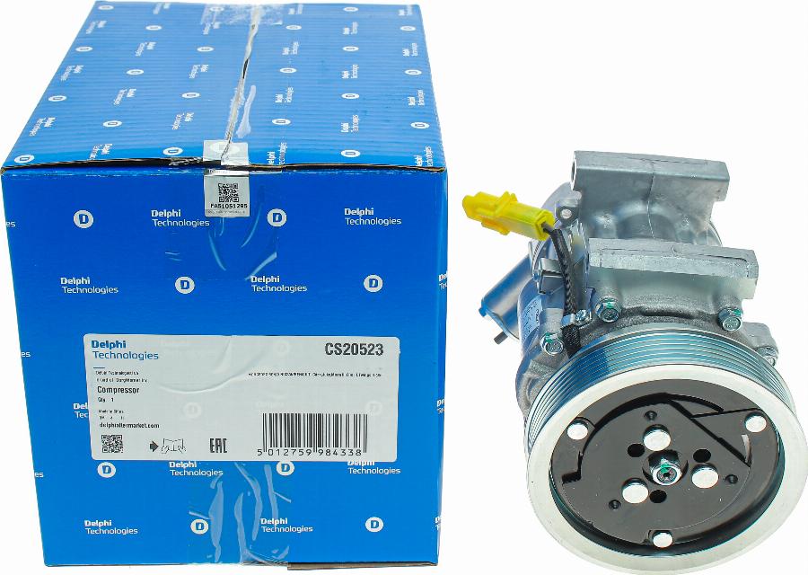 Delphi CS20523 - Compressor, air conditioning europarts.cy
