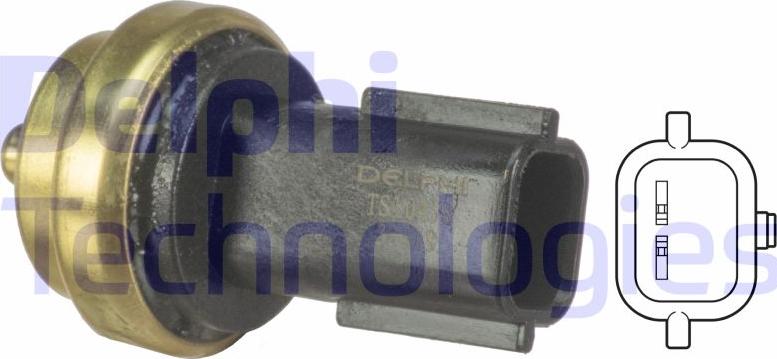 Delphi TS10458 - Sensor, coolant temperature europarts.cy