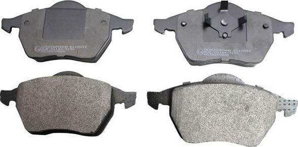 Denckermann B110043 - Brake Pad Set, disc brake europarts.cy