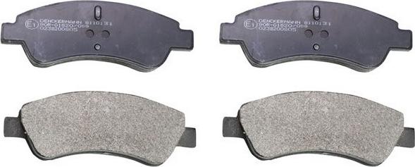 Denckermann B110131 - Brake Pad Set, disc brake europarts.cy