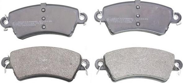 Denckermann B110128 - Brake Pad Set, disc brake europarts.cy