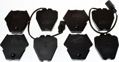 Denckermann B111045 - Brake Pad Set, disc brake europarts.cy