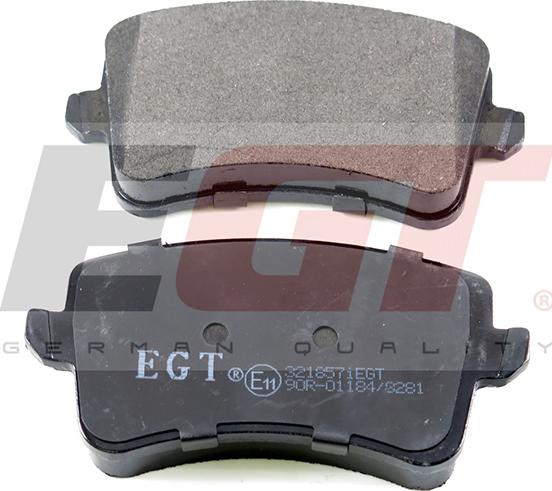 EGT 321857iEGT - Brake Pad Set, disc brake europarts.cy