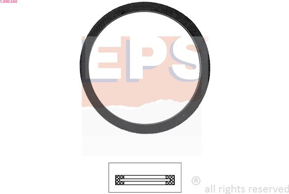 EPS 1.890.560 - Gasket, thermostat europarts.cy