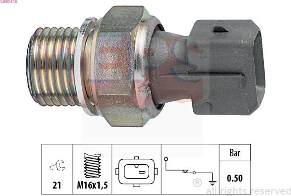 EPS 1.800.116 - Sender Unit, oil pressure europarts.cy