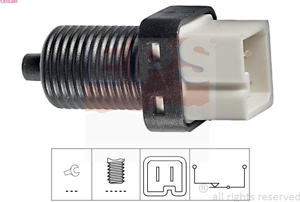 EPS 1.810.091 - Brake Light Switch / Clutch europarts.cy