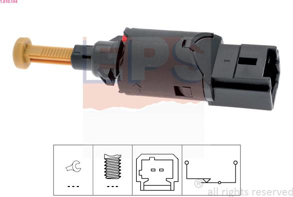 EPS 1.810.194 - Brake Light Switch / Clutch europarts.cy