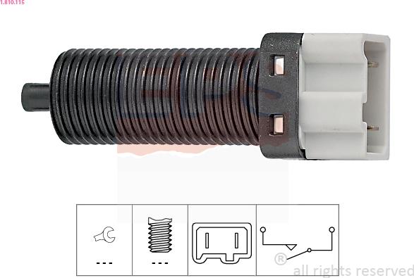 EPS 1.810.115 - Switch, clutch control (cruise control) europarts.cy