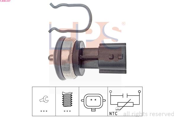 EPS 1.830.337 - Sensor, coolant temperature europarts.cy