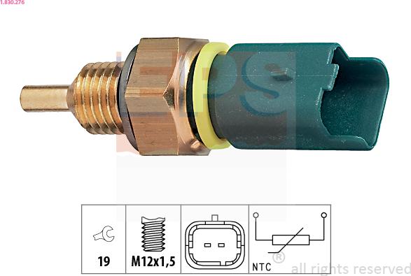 EPS 1.830.276 - Sensor, coolant temperature europarts.cy