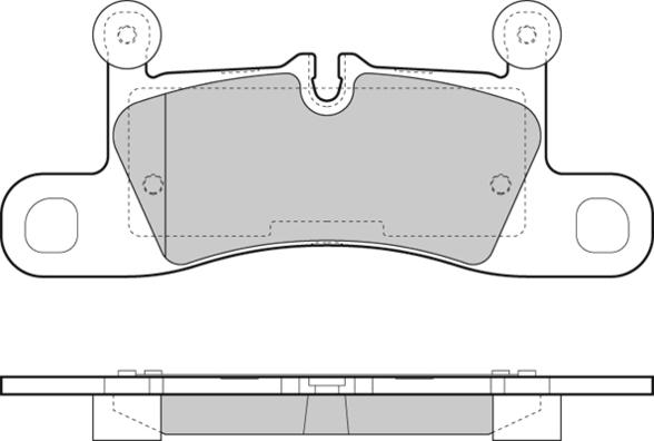 VAG PAA698451A - High Performance Brake Pad Set europarts.cy