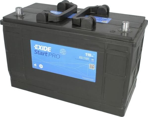 Exide EG1101 - Starter Battery europarts.cy