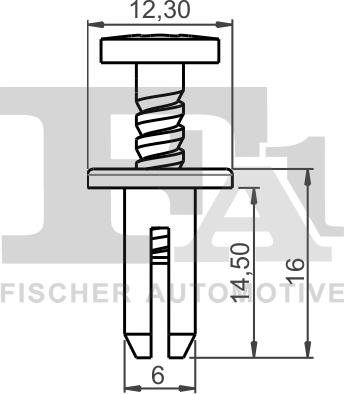 FA1 11-30011.5 - Clip, trim / protective strip europarts.cy