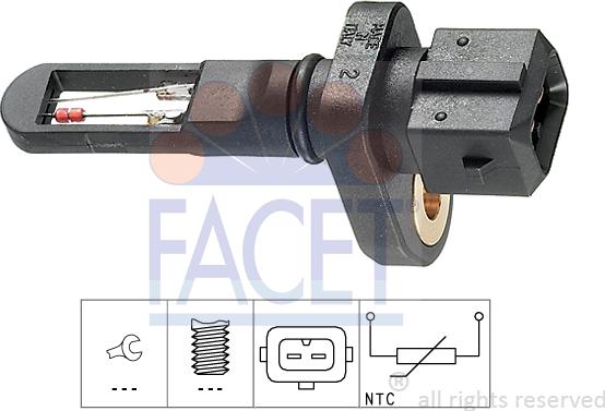FACET 10.4001 - Sensor, intake air temperature europarts.cy