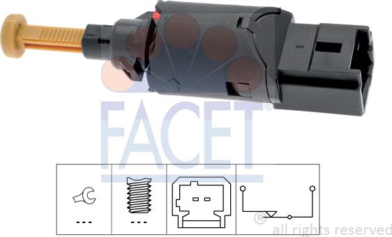 FACET 7.1194 - Brake Light Switch / Clutch europarts.cy