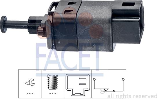 FACET 7.1251 - Brake Light Switch / Clutch europarts.cy