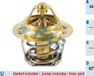 FAE 5204182 - Coolant thermostat / housing europarts.cy