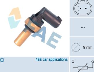 FAE 32710 - Sensor, coolant temperature europarts.cy