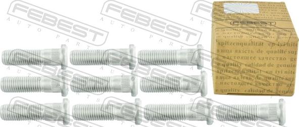 Febest 0384-002-PCS10 - Stud, wheel hub europarts.cy