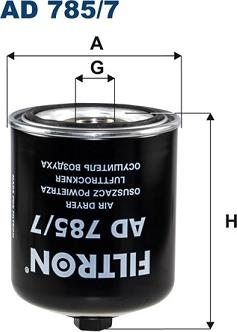 Filtron AD785/7 - Air Dryer Cartridge, compressed-air system europarts.cy