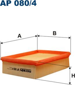 Filtron AP080/4 - Air Filter, engine europarts.cy