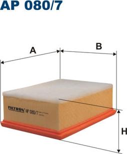 Filtron AP080/7 - Air Filter, engine europarts.cy