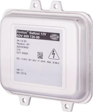 HELLA 5DV 009 720-001 - Ballast, gas discharge lamp europarts.cy