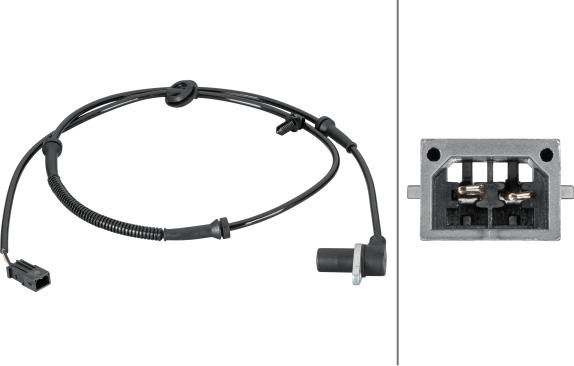 HELLA 6PU 012 806-891 - Sensor, wheel speed europarts.cy