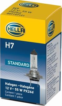 HELLA 8GH 178 555-011 - Bulb, spotlight europarts.cy
