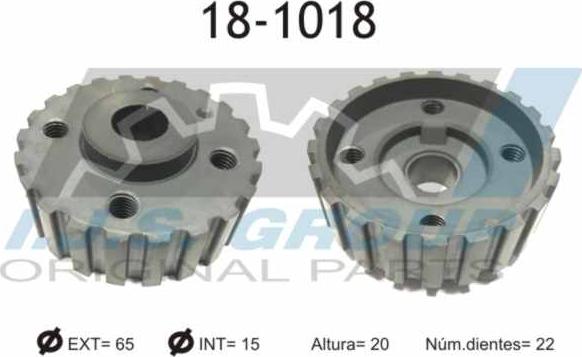 IJS GROUP 18-1018 - Gear, crankshaft europarts.cy