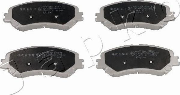 Japko 500707 - Brake Pad Set, disc brake europarts.cy