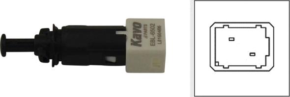 Kavo Parts EBL-6502 - Brake Light Switch / Clutch europarts.cy