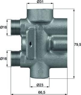 MAHLE TO975 - Thermostat, oil cooling europarts.cy