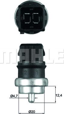 MAHLE TSE 14 - Sensor, coolant temperature europarts.cy