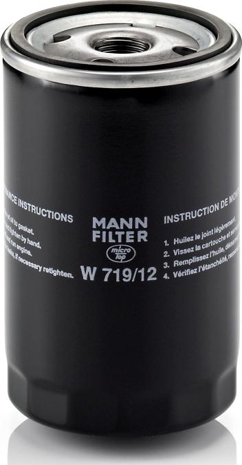 Mann-Filter W 719/12 - Oil Filter europarts.cy