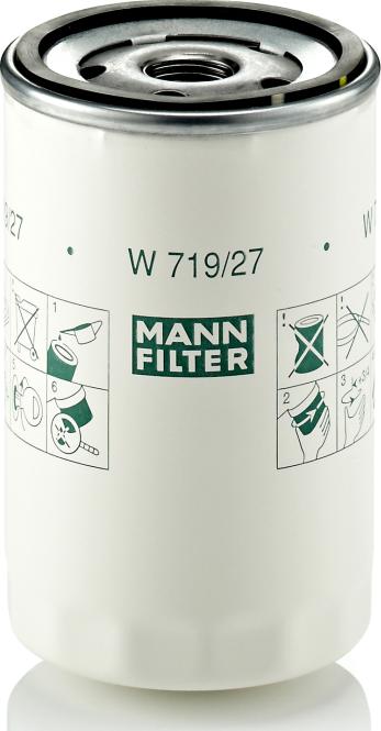 Mann-Filter W 719/27 - Oil Filter europarts.cy