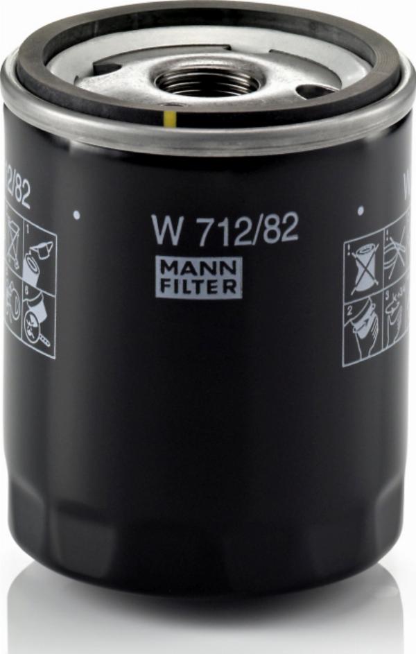 Mann-Filter W 712/82 - Oil Filter europarts.cy